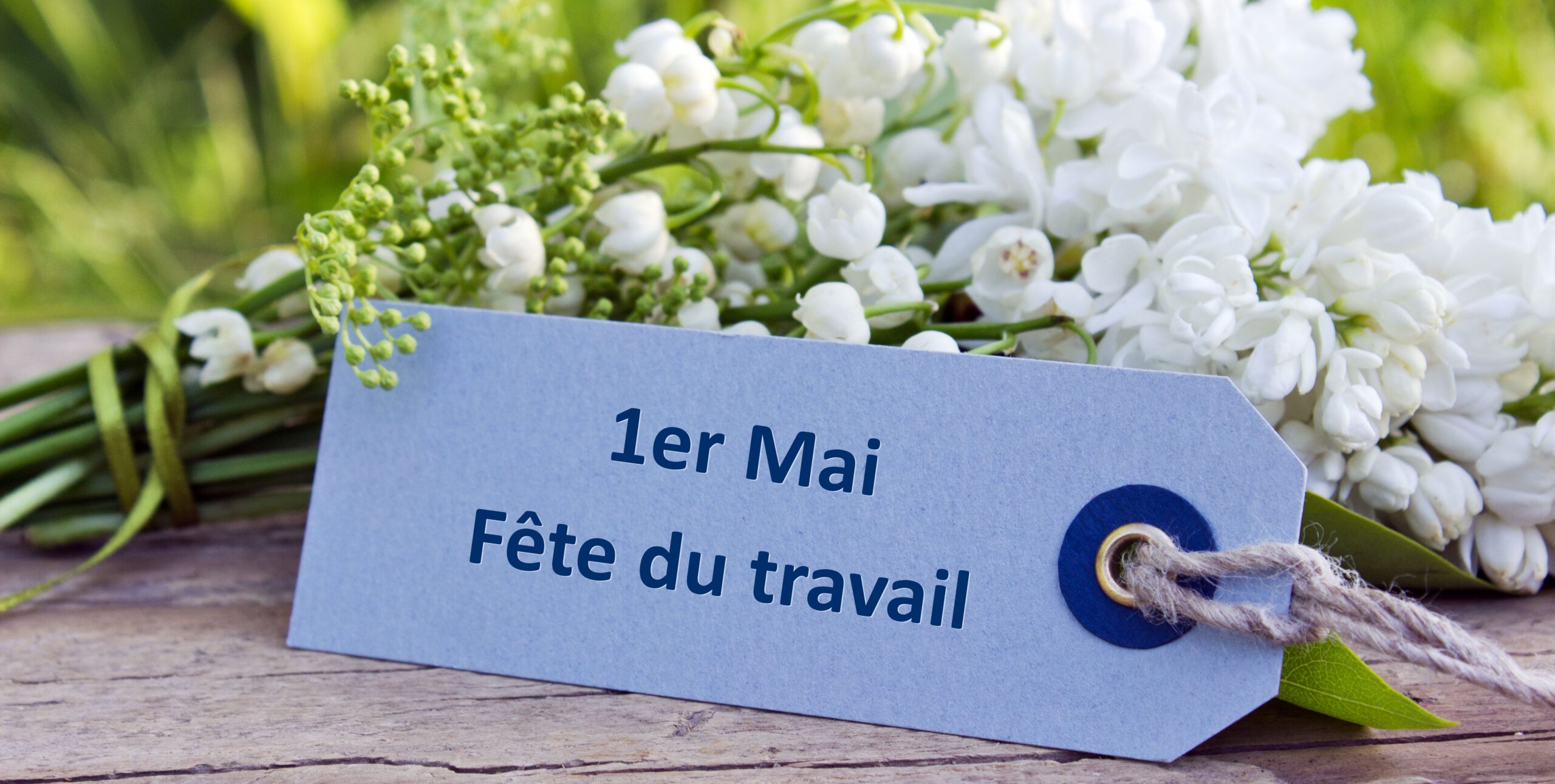Brin de muguet du 1er mai, symbole de la Fête des Travailleurs et du droit au repos